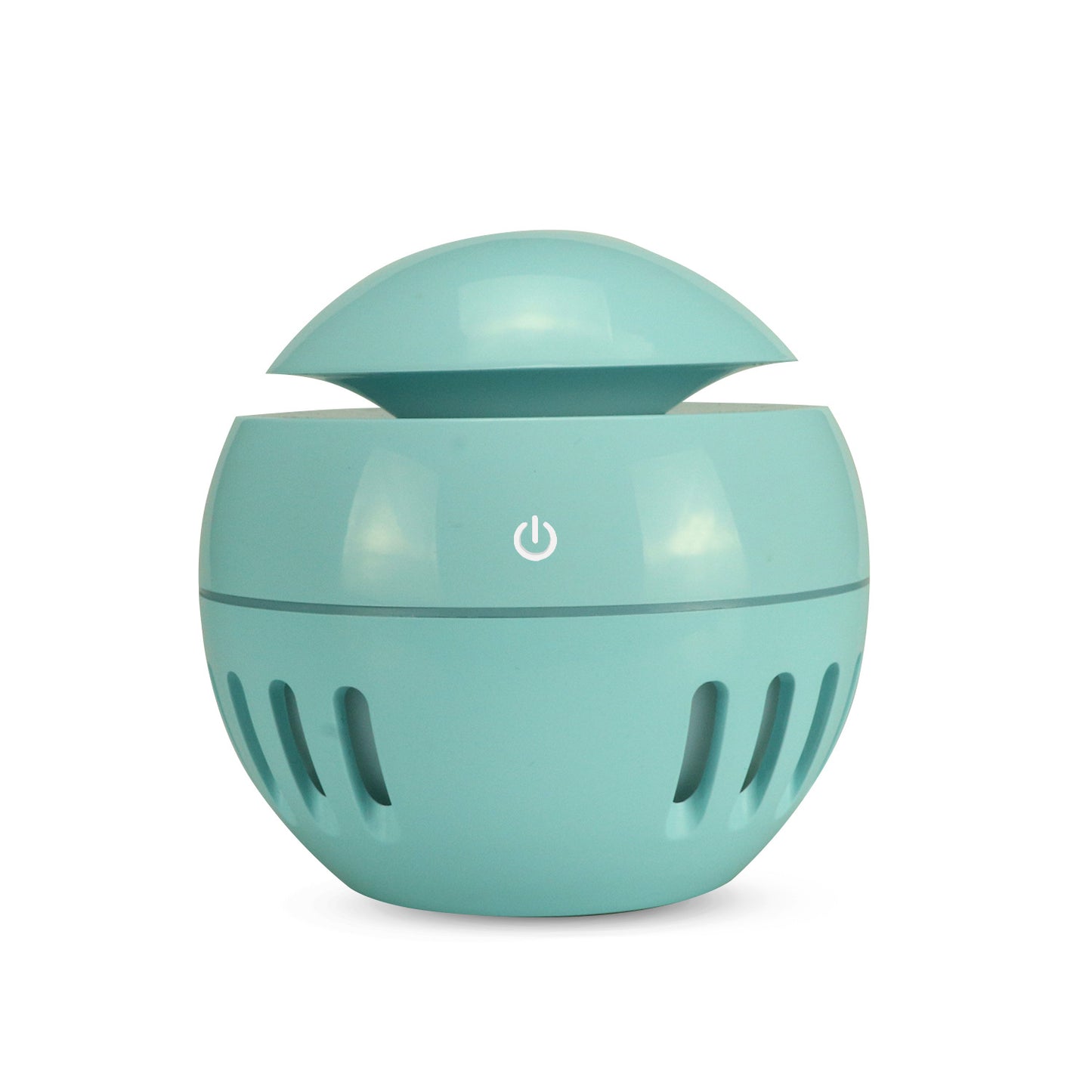 Wood grain humidifier with colorful night light